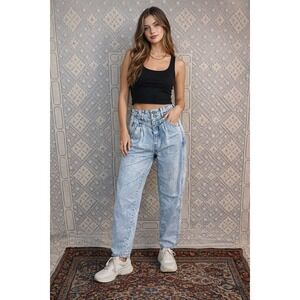 VINTAGE 90s Brittania High-Waisted‎ Pleated Mom Jeans Size 6
